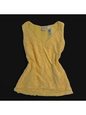 American Vintage Women's Yellow Vests-tanks-cami